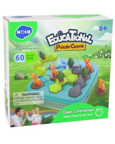 Dječja smart igra Hola Toys Educational - Jeleni u šumi - 1