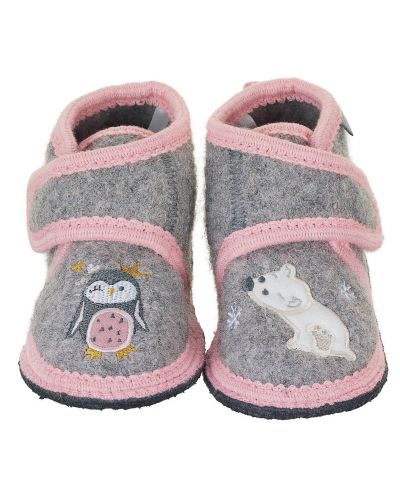 Dječje vunene papuče s medvjedom i pingvinom Sterntaler - 23/24, 2-3 godine - 1