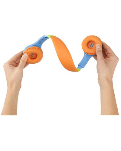 Dječje slušalice s mikrofonom Hama - Kids Guard, plavo/narančaste - 2