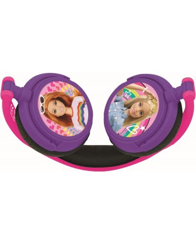 Dječje slušalice Lexibook - Barbie HP010BB, ljubičaste/ružičaste - 3