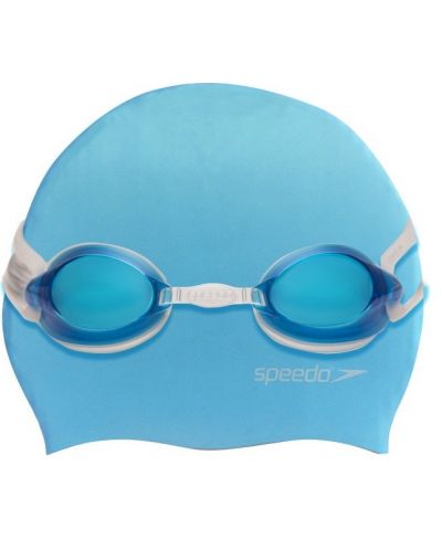 Dječji set za plivanje Speedo - Kapa i naočale, plavi - 1
