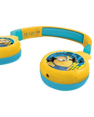 Dječje slušalice Lexibook - The Minions HPBT010DES, bežične, žute - 2
