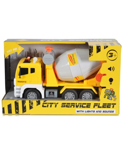 Dječja igračka Moni Toys - Kamion za beton, 1:12 - 1