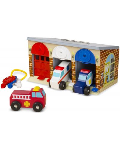 Dječja igračkа Melissa & Doug  - Garaža s autićima - 1