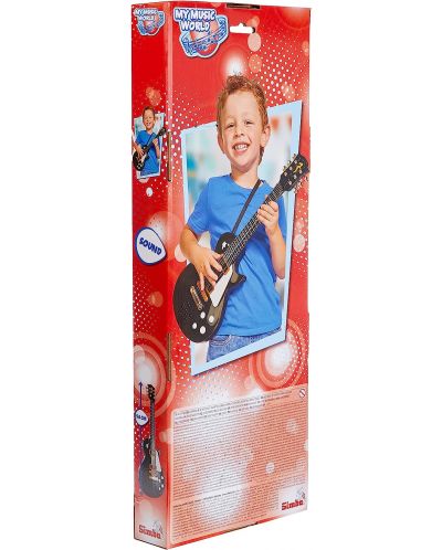 Dječja električna gitara Simba Toys - My Music World, crvena - 3
