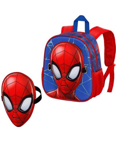 Dječji ruksak Karactermania Spider-Man - Badoom, 3D, s maskom - 1