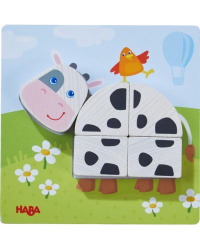 Dječja igra za slaganje oblika Haba - Farma - 5