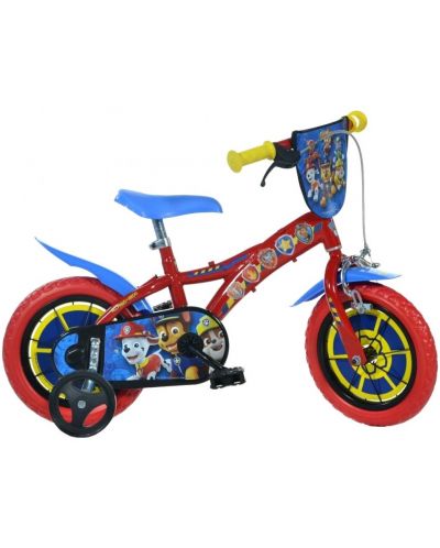 Dječji bicikl Dino Bikes - Paw Patrol, 12'', crveni - 1