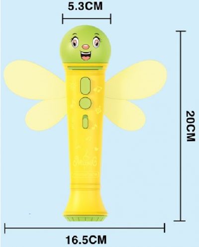 Dječja igračka Raya Toys - Mikrofon - Pčelica - 2