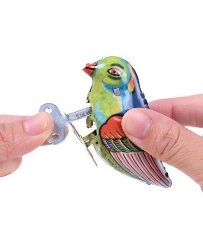 Dječja igračka Trousselier Vintage Toy - Mehanička ptica s ključem - 6