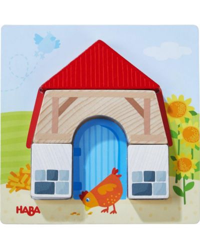 Dječja igra za slaganje oblika Haba - Farma - 7