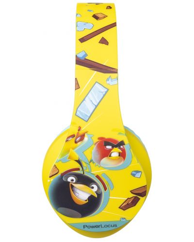 Dječje slušalice PowerLocus - P2 Kids Angry Birds, bežične, zeleno/žute - 2