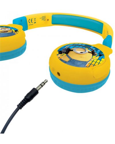 Dječje slušalice Lexibook - The Minions HPBT010DES, bežične, žute - 3