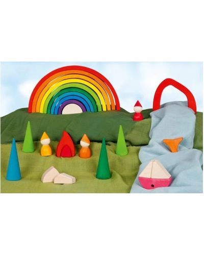 Dječja igračka Goki - Drvena duga Goki , 11 dijelova - 6