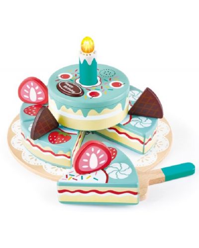 Dječja igračka Hape - Interaktivna drvena torta - 2