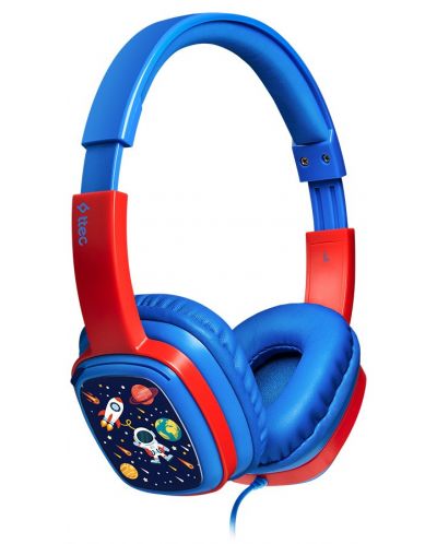 Dječje slušalice ttec - SoundBuddy, plavo/crvene - 2