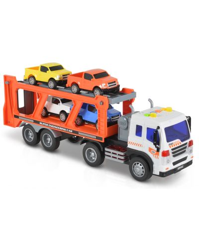 Dječja igračka Moni Toys - Autotransporter sa zvukom i svjetlom, 1:16 - 4