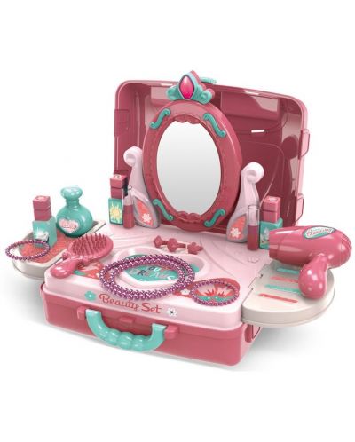 Dječji toaletni stolić Buba Beauty – ružičasti - 1