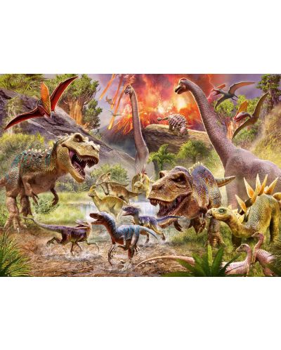 Dječja slagalica Ravensburger od 60 dijelova - Bitka dinosaura - 2