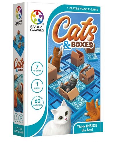 Dječja igra Smart Games - Mačke i kutije - 1