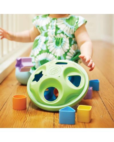 Dječja igračka Green Toys – Sorter, s 8 kolupa - 2