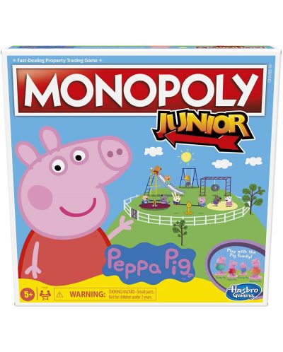 Dječja društvena igra Hasbro Monopoly Junior - Peppa Pig - 1