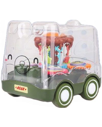 Dječja igračka Raya Toys - Inercijska kolica Bear, zelena - 1