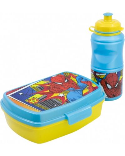 Dječji set Stor - Spider-Man, boca i kutija za hranu - 1