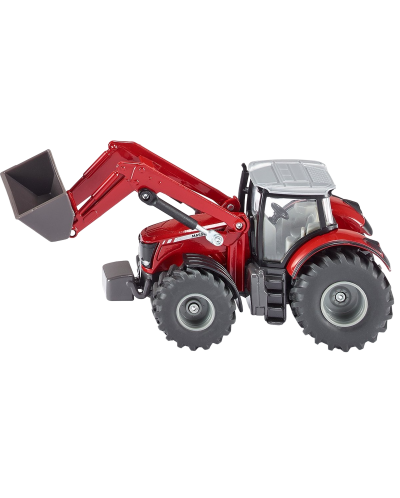 Dječja igračka Siku - Massey Ferguson traktor sa prednjim utovarivačem, 1:50 - 1