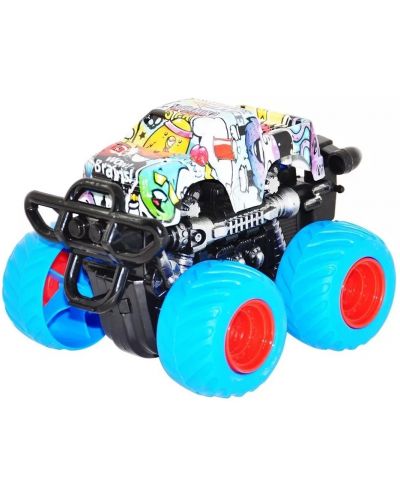 Dječja igračka Raya Toys - Jeep s rotacijom od 360 stupnjeva, plavi - 1