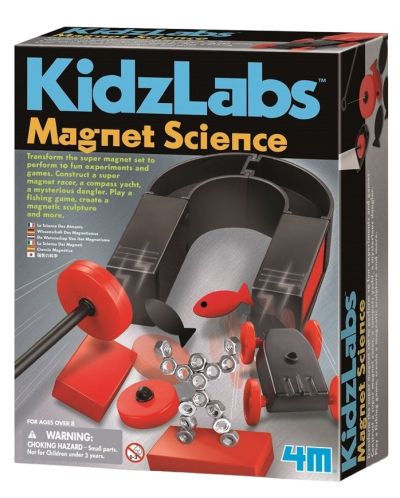 Znanstveni komplet za eksperimente 4M Kidz Labs - Magneti - 1