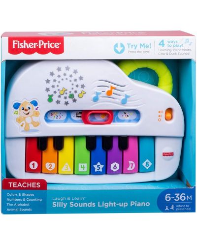 Dječja igračka Fisher Price Laugh & Learn – Zabavni klavir - 2