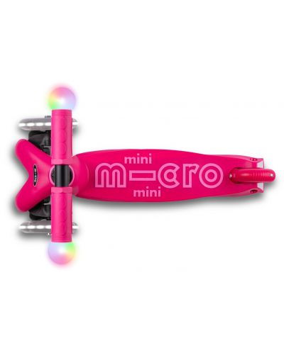 Dječji romobil 4 u 1 Micro - Mini2Grow Deluxe Magic LED, Pink - 8