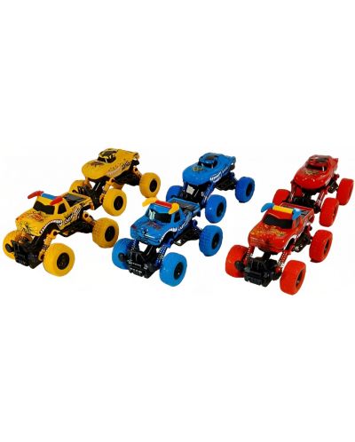 Dječja kolica Raya Toys - Power Stunt Trucks, asortiman - 1