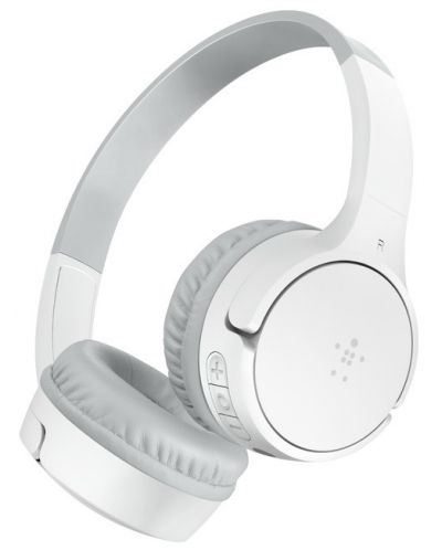 Dječje slušalice Belkin - SoundForm Mini, bežične, bijelo/sive - 1