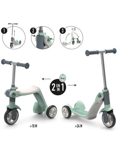 Dječji tricikl 2 u 1 Smoby - Romobil i bicikl za ravnotežu - 2