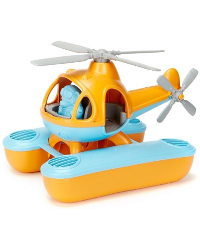 Dječja igračka Green Toys – Morski helikopter, narandžasti - 1
