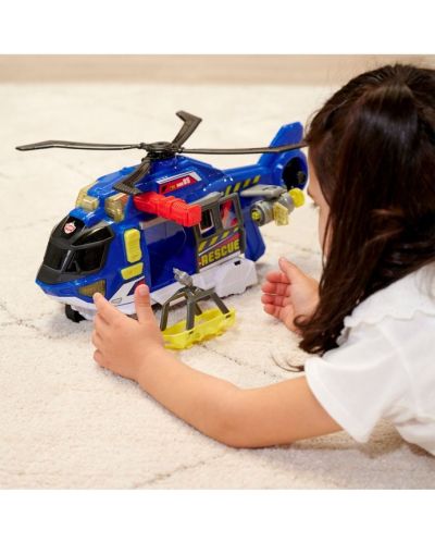 Dječja igračka Dickie Toys - Helikopter za spašavanje, sa zvukom i svjetlom - 8