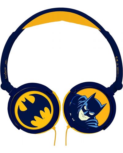 Dječje slušalice Lexibook - Batman HP015BAT, plavo/žute - 2