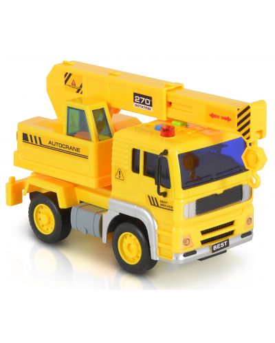 Dječja igračka Moni Toys - Kamion dizalica sa zvukom i svjetlima, 1:20 - 3