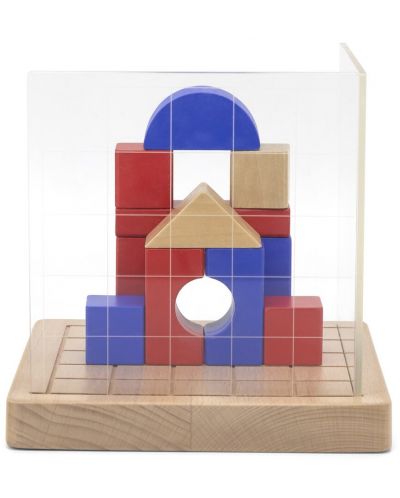 Dječja igras drvenim blokovima Viga - Izrada 3D kompozicija - 1