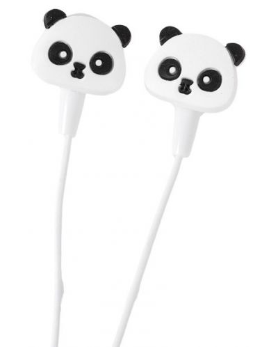 Dječje slušalice s mikrofonom I-Total - Panda Collection 11083, bijele - 3