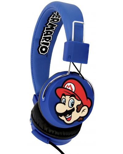 Dječje slušalice OTL Technologies - Super Mario Tween, plave - 4