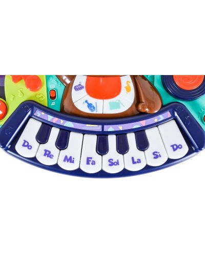 Dječja igračka Hola Toys - Mini klavir s mikrofonom, DJ Monkey - 3
