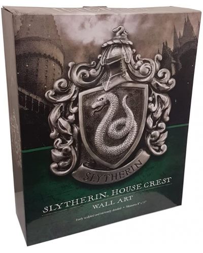 Zidna dekoracija The Noble Collection Movies: Harry Potter - Slytherin School Crest - 2