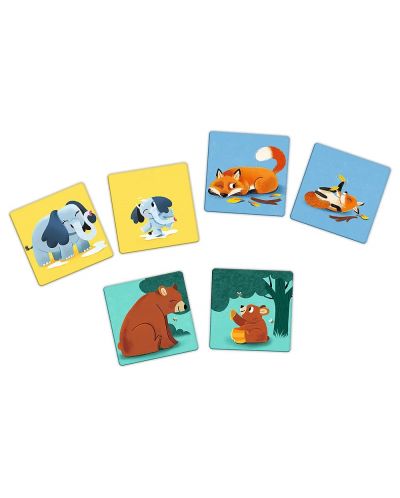 Dječja igra memorije Memos Maxi - Životinje roditelji i djeca - 2