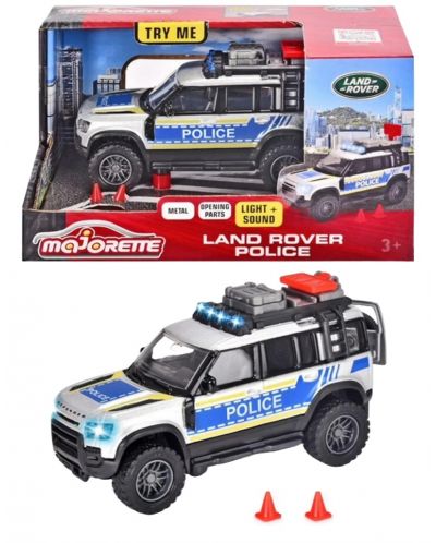 Dječja igračka Majorette - Policijski džip Land Rover - 1