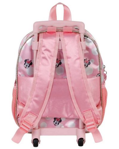 Dječji ruksak s kotačima Karactermania Minnie - Garden, 3D - 4