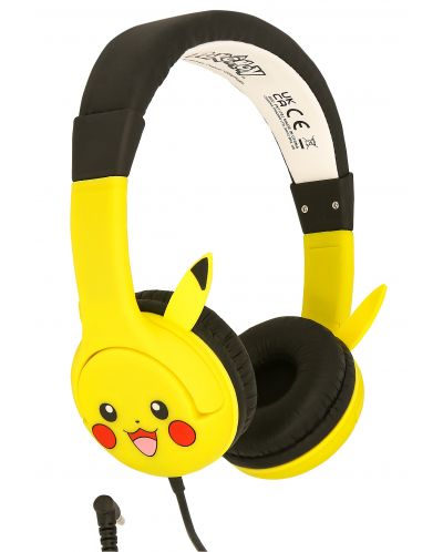 Dječje slušalice OTL Technologies - Pikacku rubber ears, žute - 2