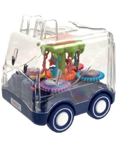 Dječja igračka Raya Toys - Inercijska kolica Rabbit, plava - 1